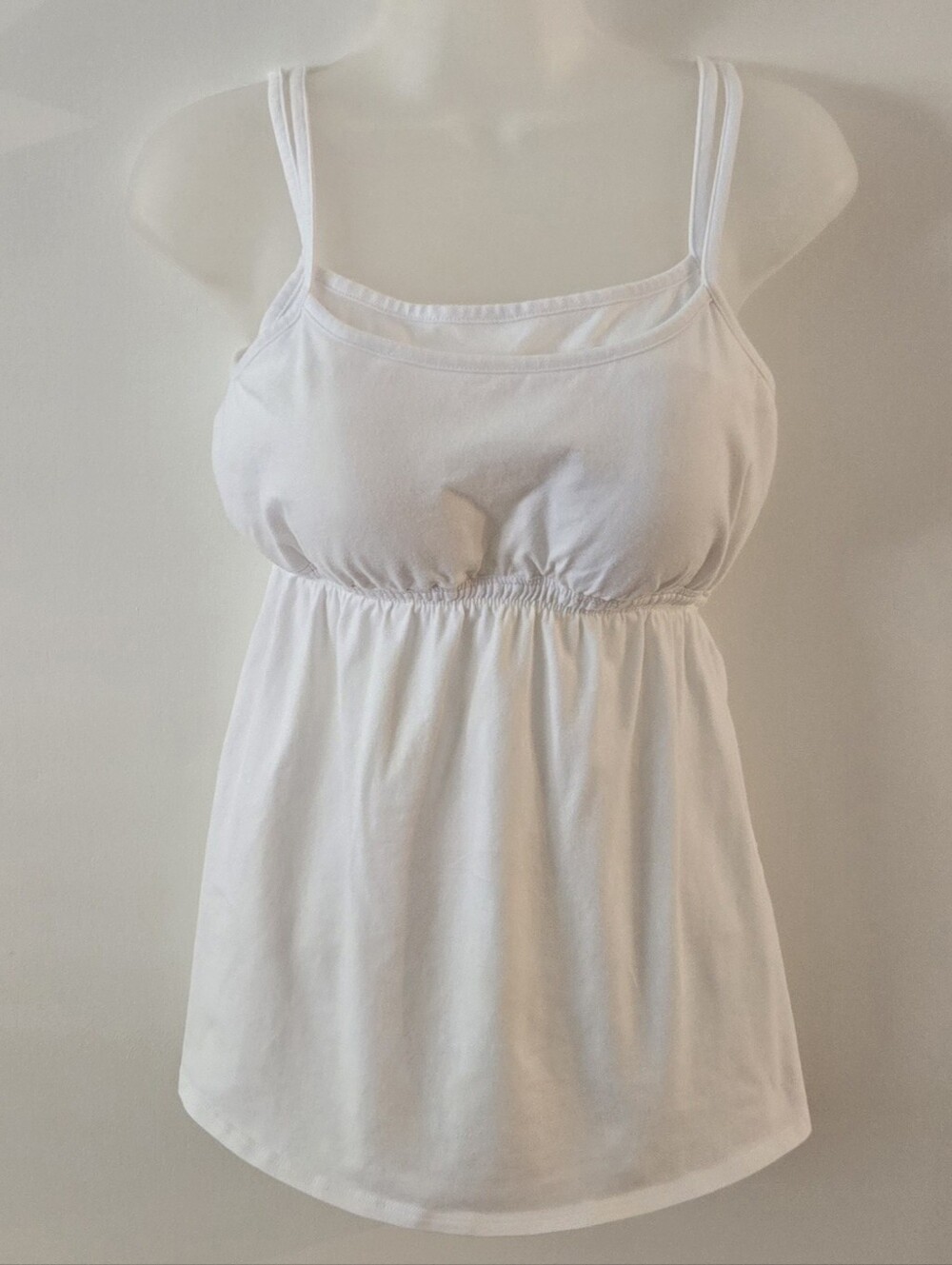 Motherhood Nursing Top Cami White Sz Medium Euc